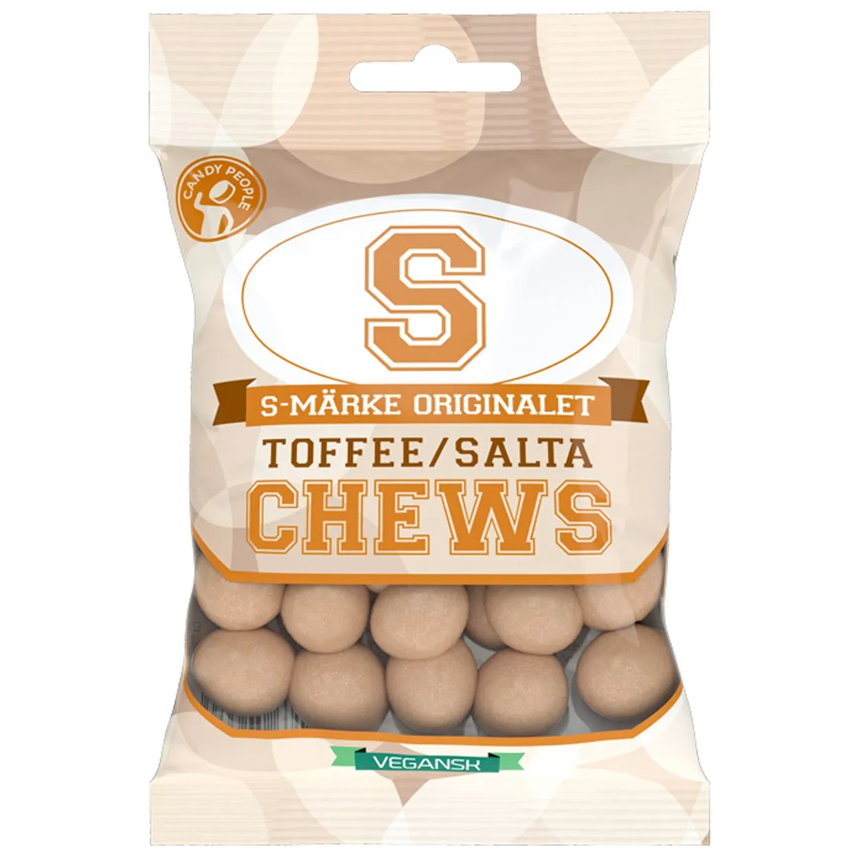 7340146506633CP-1 Candypeople S-märke Chews Toffee Salta (70g)