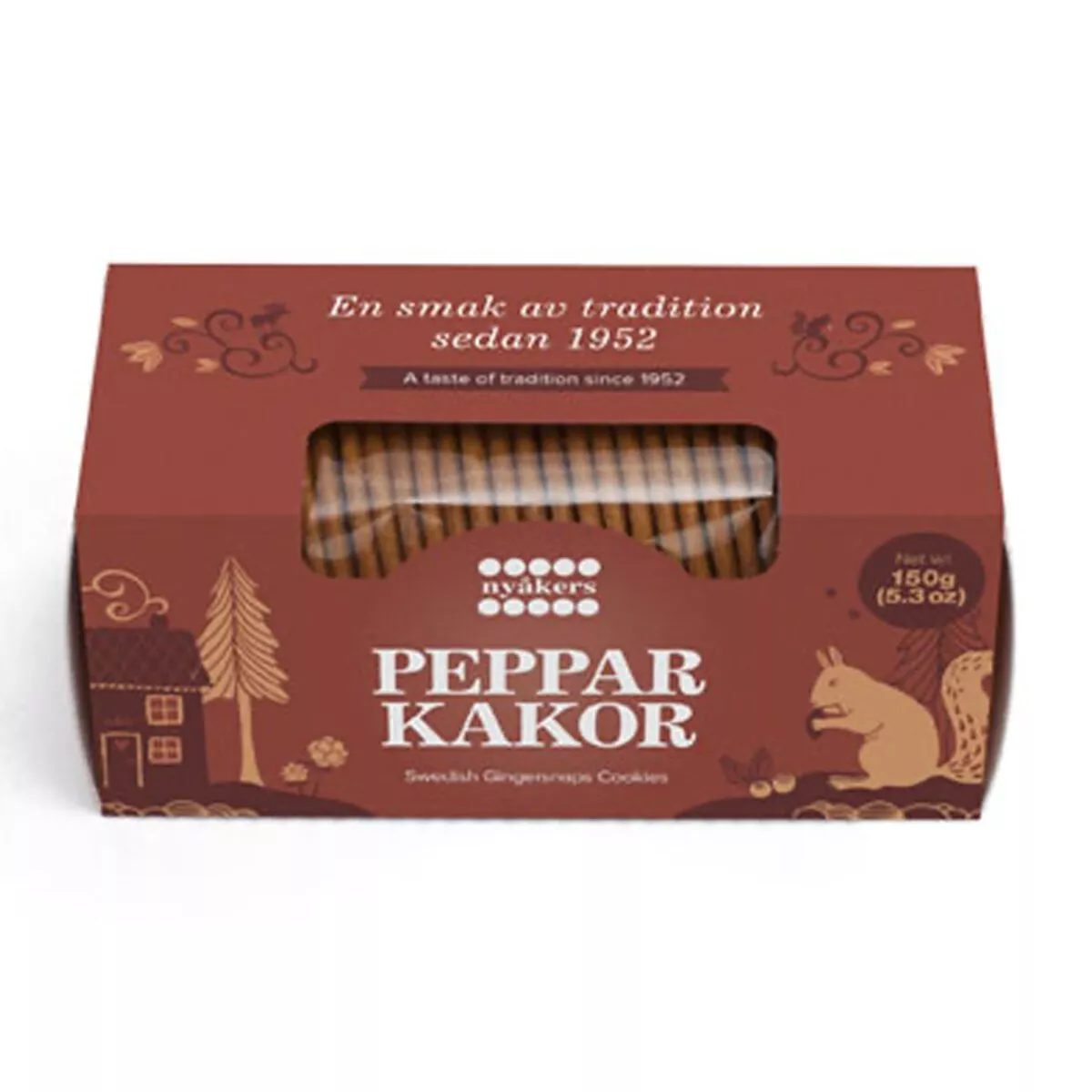 Nyåkers Peppar Kakor - Pfefferkuchen klassisch (150g) 1