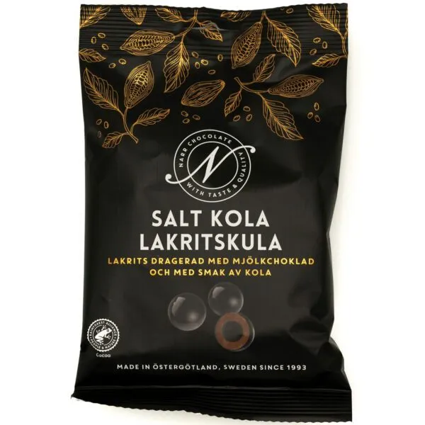 Narr Salt Kola Lakritskula - Karamell Lakritzkugeln (100g)
