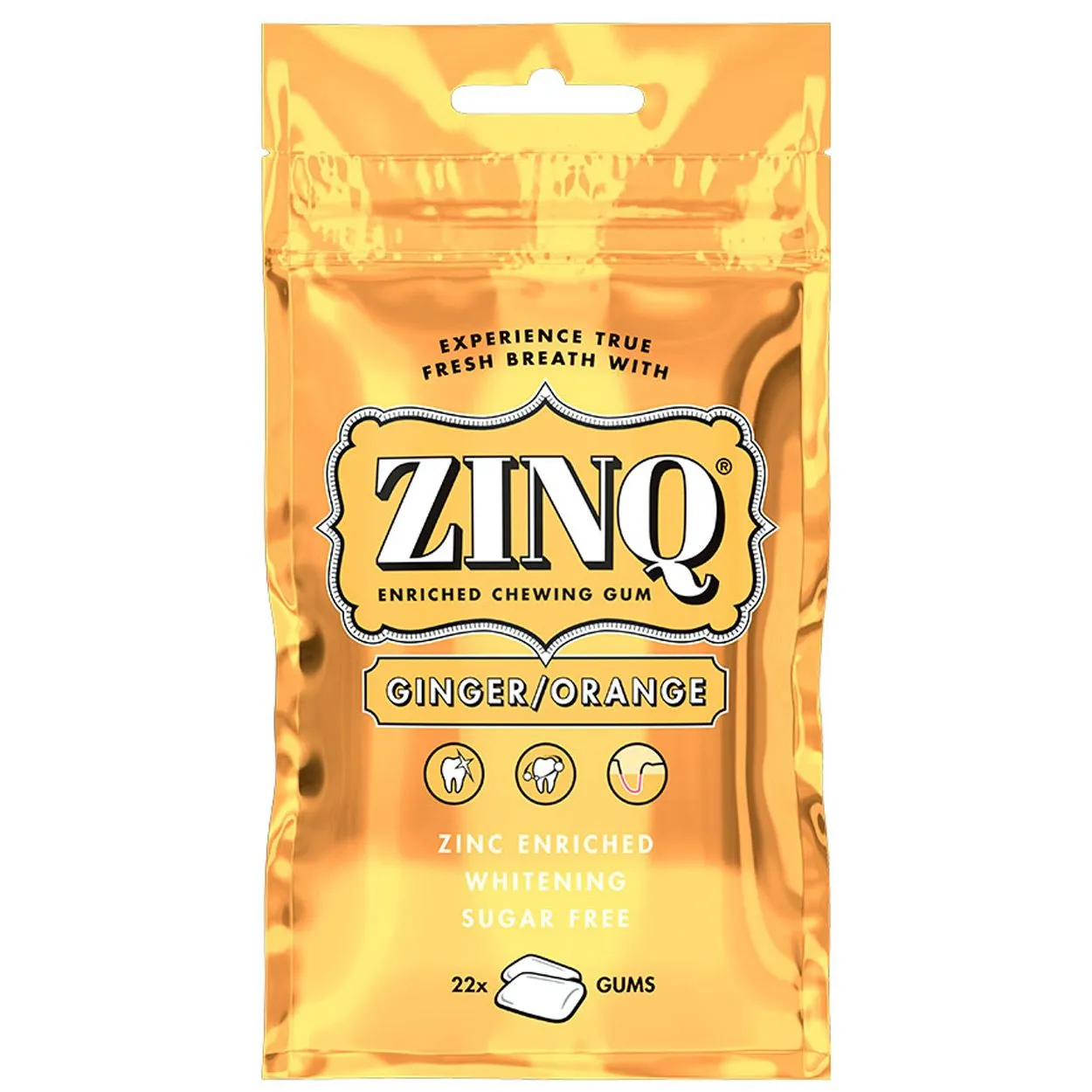 7340146506220ZIN-1 ZINQ Ginger Orange - Kaugummi / Ingwer - Orange (31,5g)