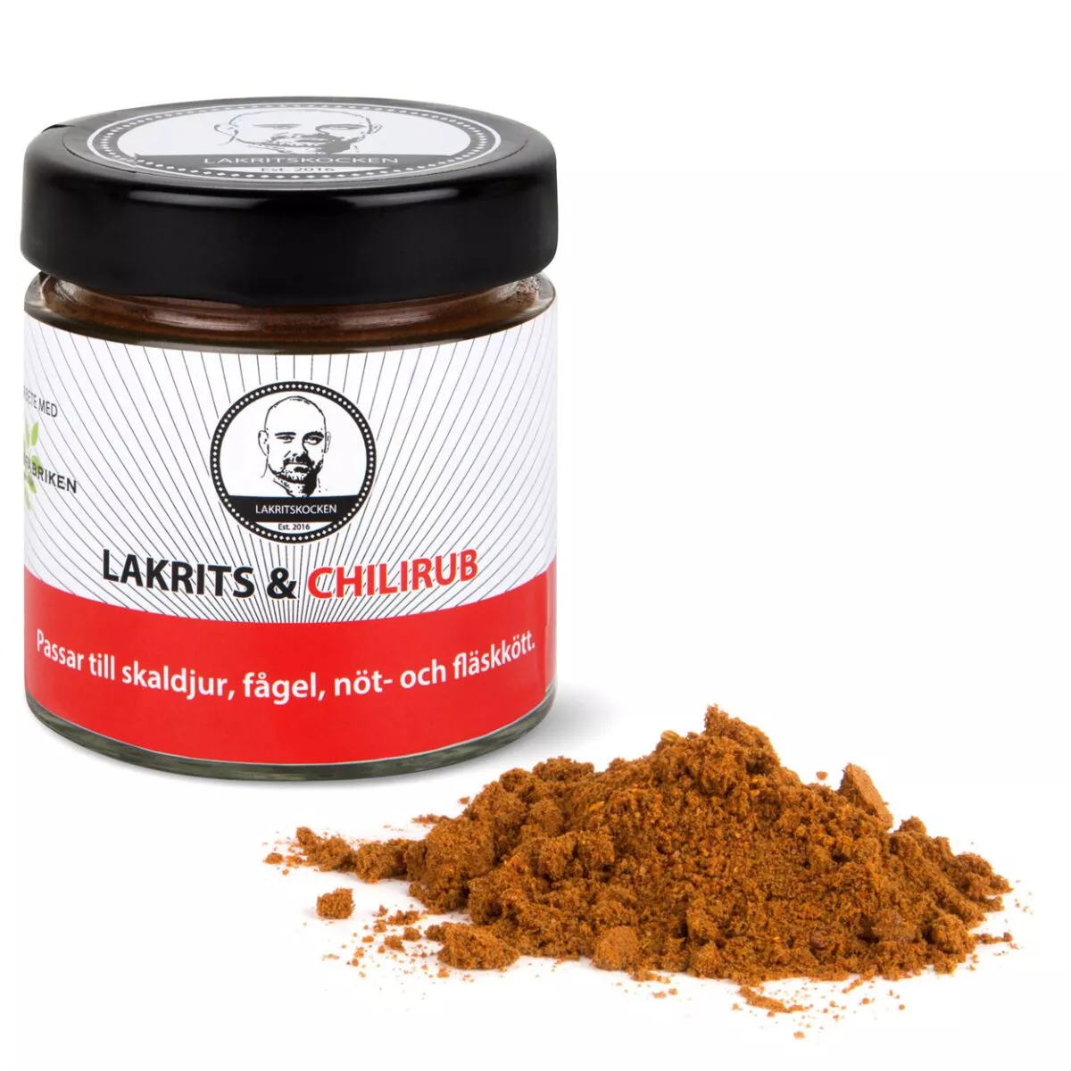 Lakritskocken Grill Rub Lakritz & Chili (100g) 1