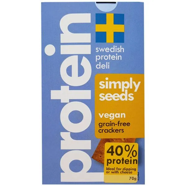 Swedish Protein Deli Simply Seeds-Crackers -  VEGAN (60g)