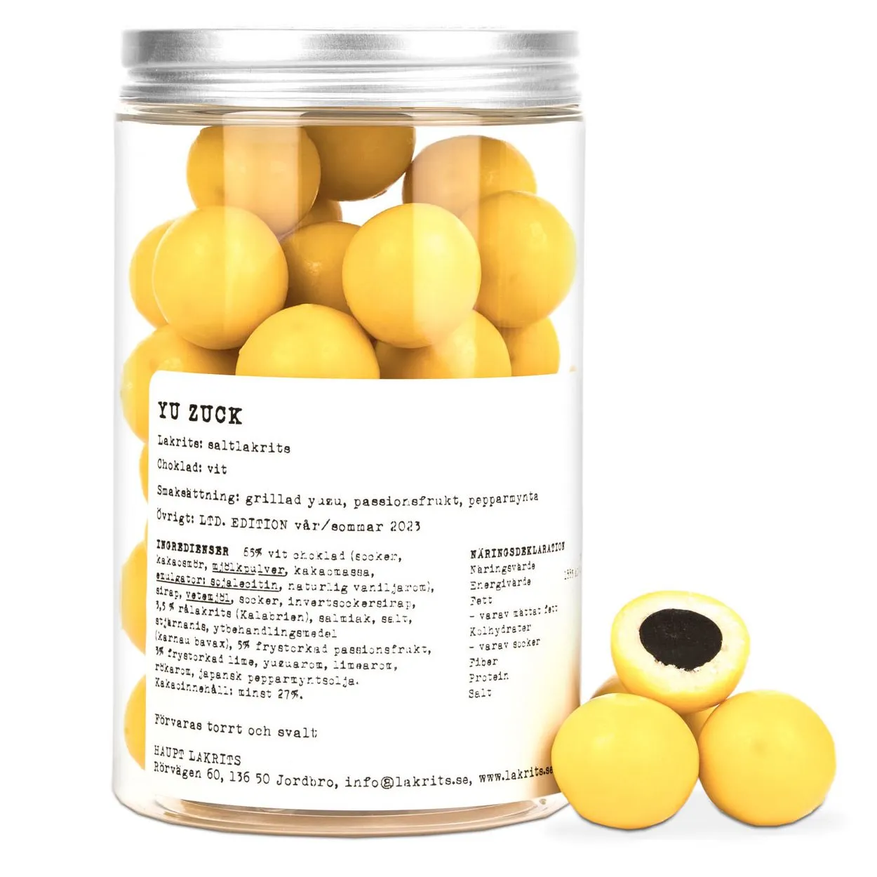 7350077860339HAU-1 Haupt Lakrits Yu Zuck - mit gerösteter Yuzu und Minze (250g)