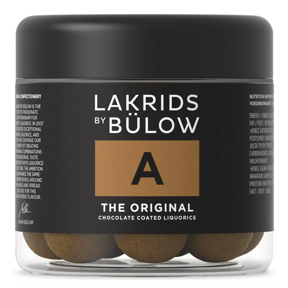 Lakrids by Bülow - A - THE ORIGINAL - LAKRITZE MIT SCHOKOLADENÜBERZUG (125g) 1