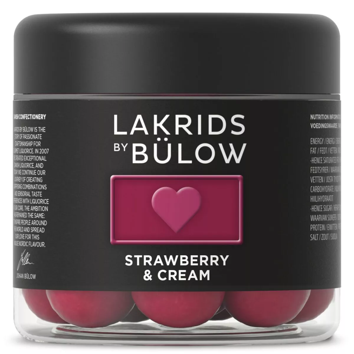 Lakrids by Bülow - STRAWBERRY & CREAM - ERDBEER & SAHNE (125g) 1