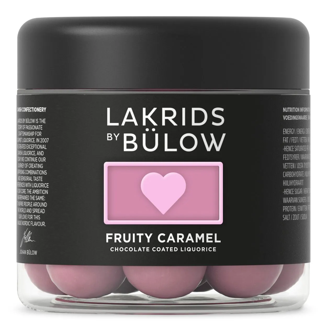 500513BULOW-1 Lakrids by Bülow - LOVE FRUITY CARAMEL (125g)