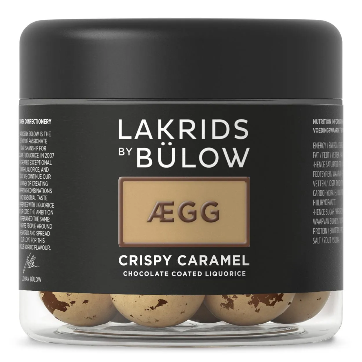 500529BULOW-1 Lakrids by Bülow - ÆGG CRISPY CARAMEL (125g)