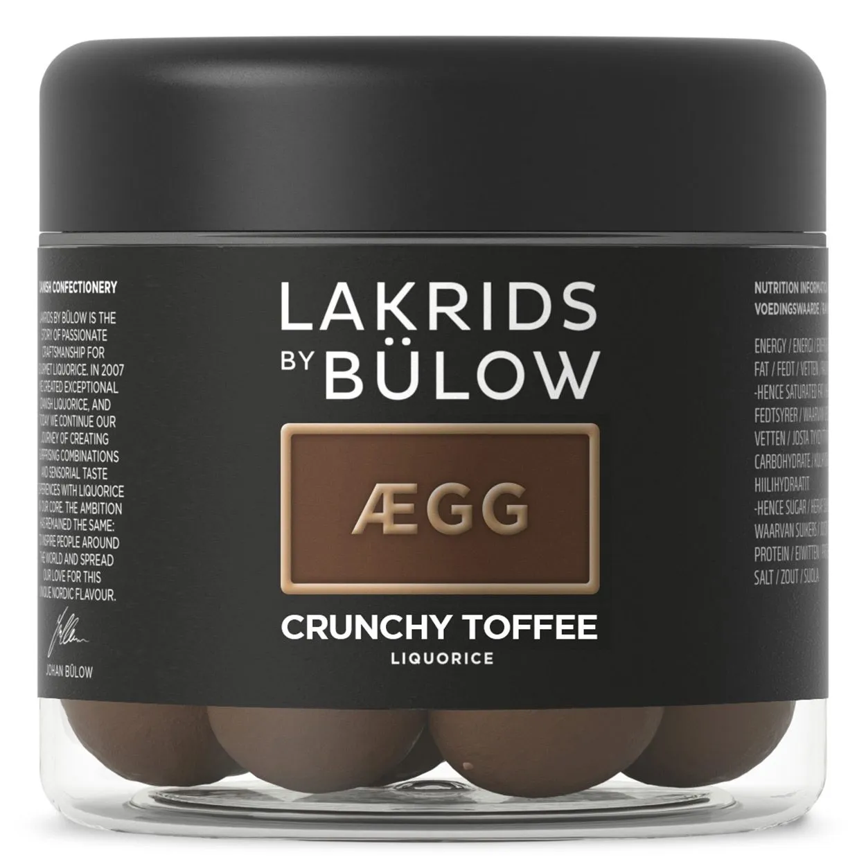 500944BULOW-1 Lakrids by Bülow - ÆGG CRUNCHY TOFFEE (125g)