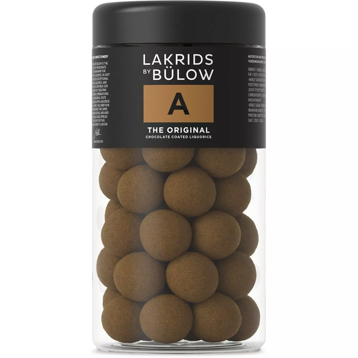 Lakrids by Bülow - A - THE ORIGINAL - LAKRITZE MIT SCHOKOLADENÜBERZUG (295g) 1