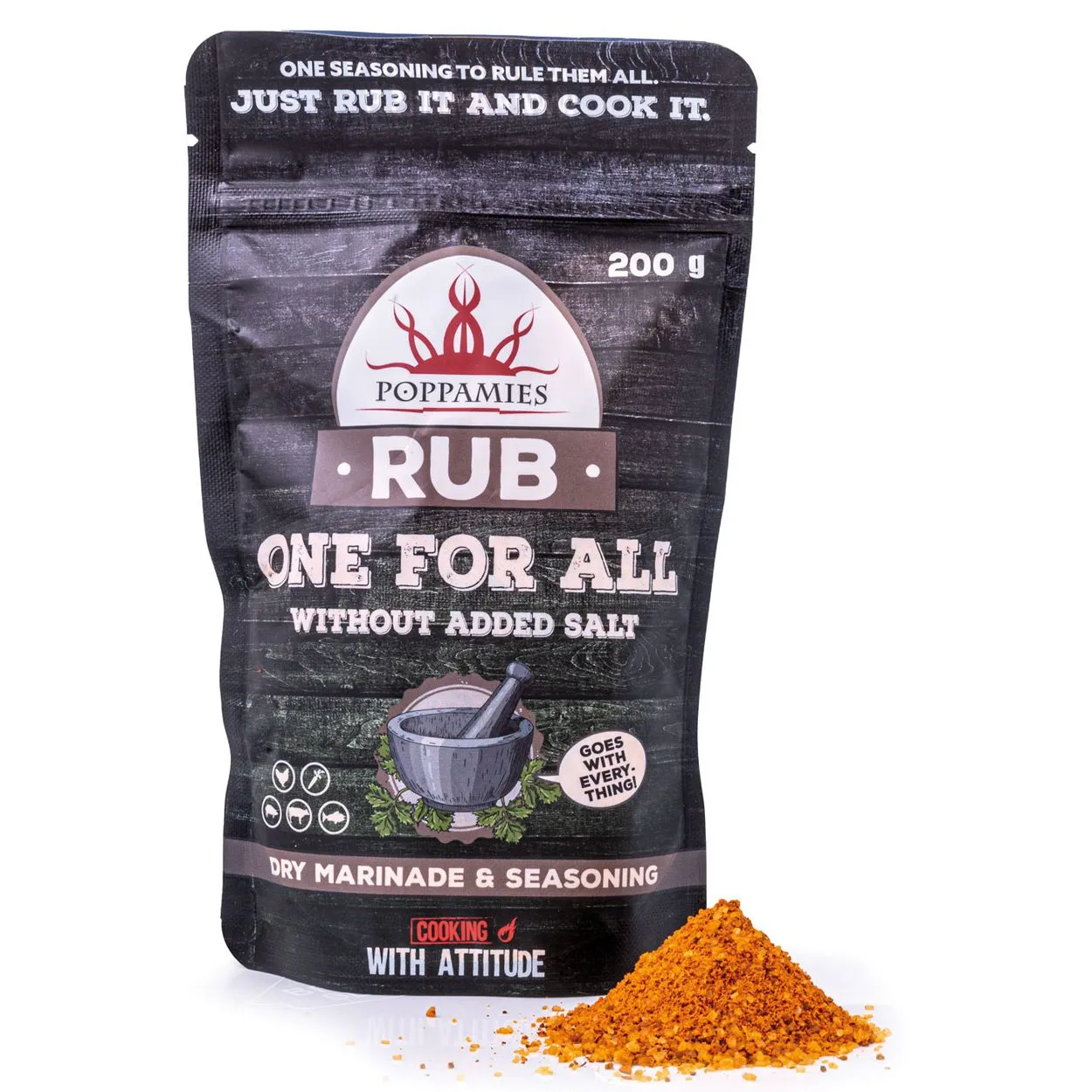 6430034010760-1 Poppamies RUB - One For All - no added salt - aus Finnland (200g)