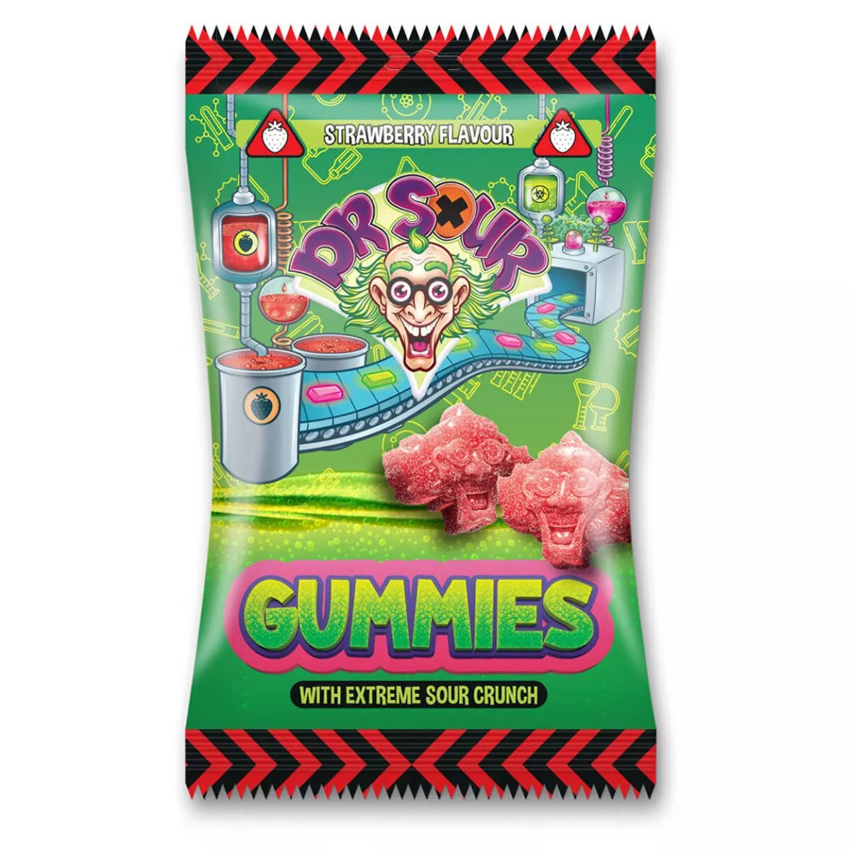 Dr. Sour Gummies Strawberry (200g) 1