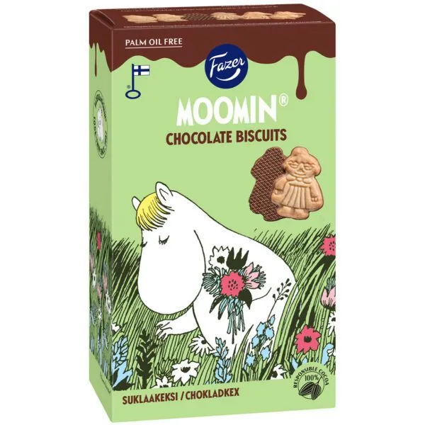 Fazer Moomin Schokoladen-Kekse - Chocolate Biscuits (175g)