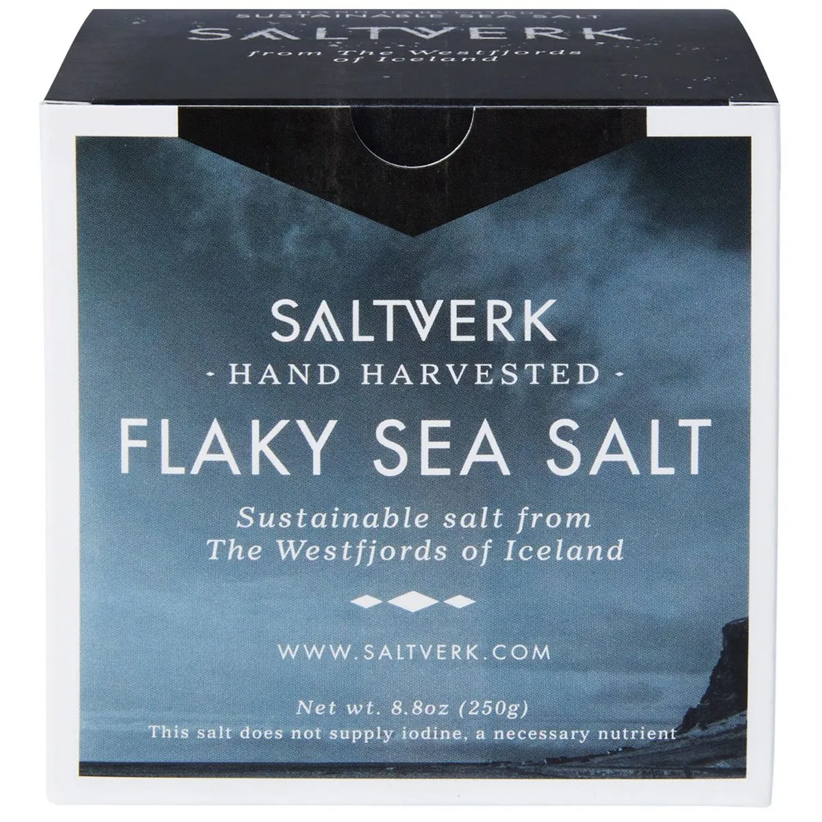 5694110039217-1 SALTVERK FLAKY SEA SALT - Meersalz - BOX (250g)