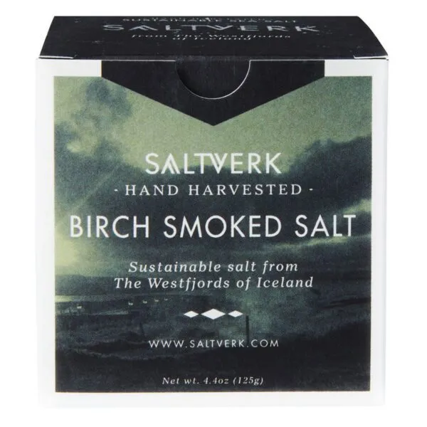 SALTVERK BIRCH SMOKED SALT - Rauchsalz Birke - BOX (125g)