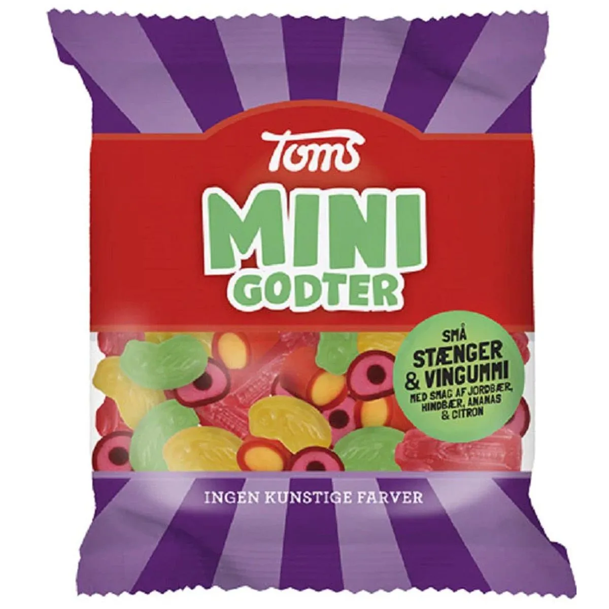 5774540649702-1 TOMS - Mini Godter - Mischung aus Weingummis und Lakritze (80g)