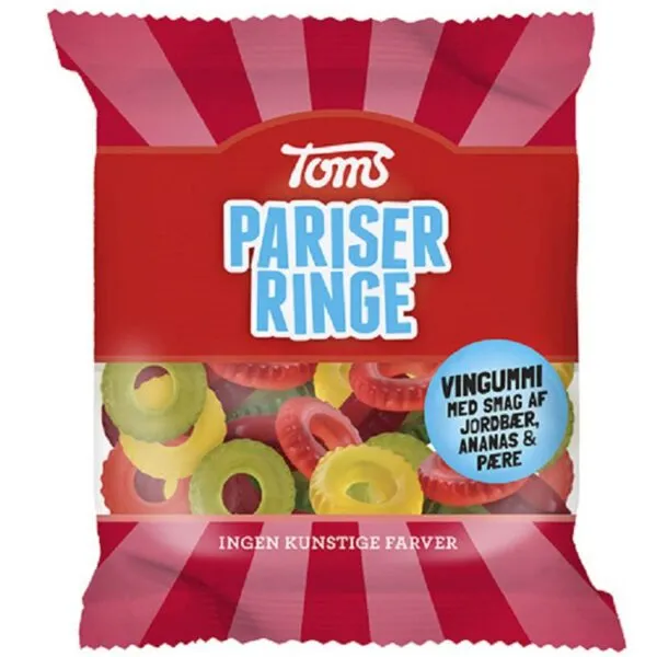 TOMS - Pariser Ringe - fruchtige Gelee-Ringe (80g)