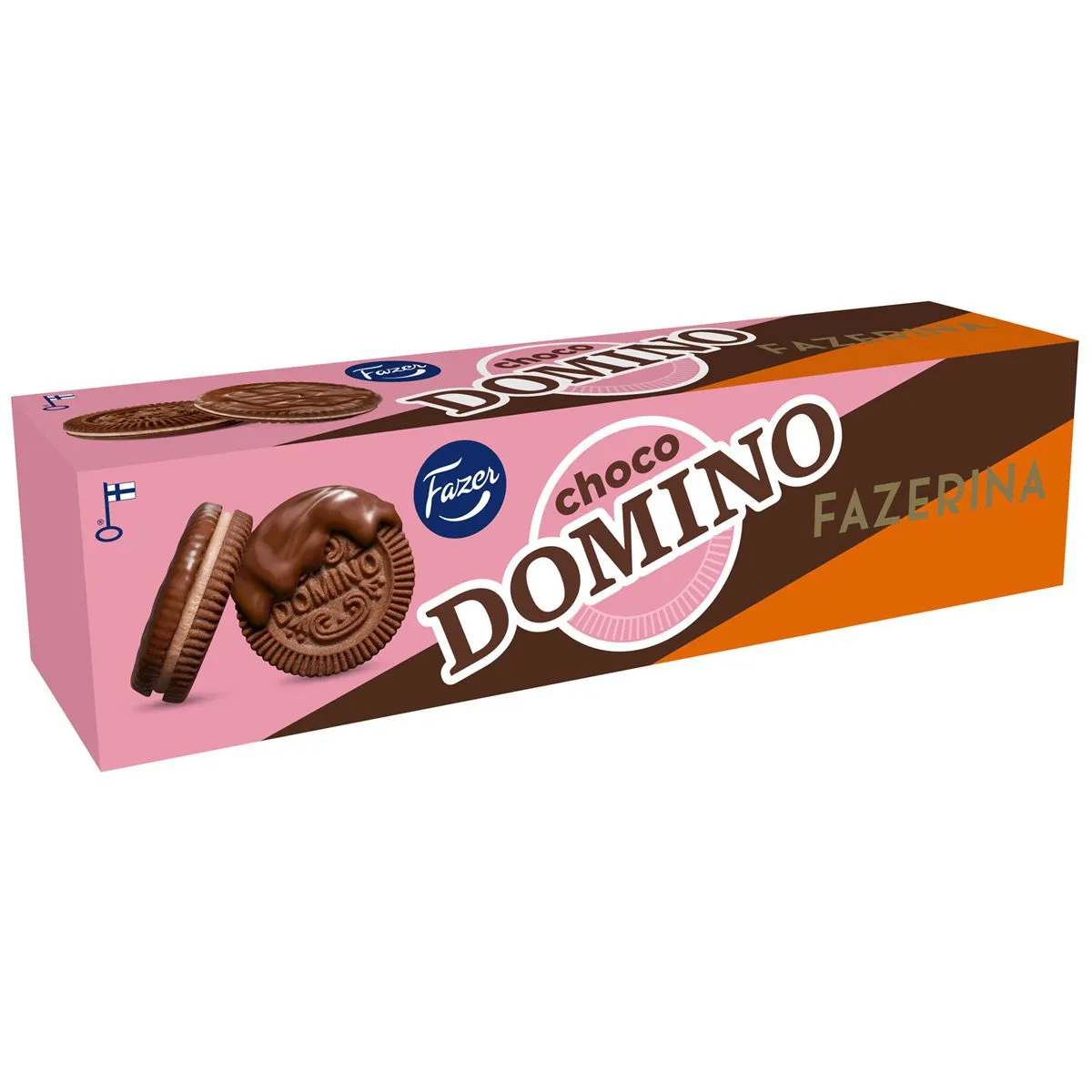 6416453555259-1 Fazer Domino Choco Fazerina biscuit (180g)