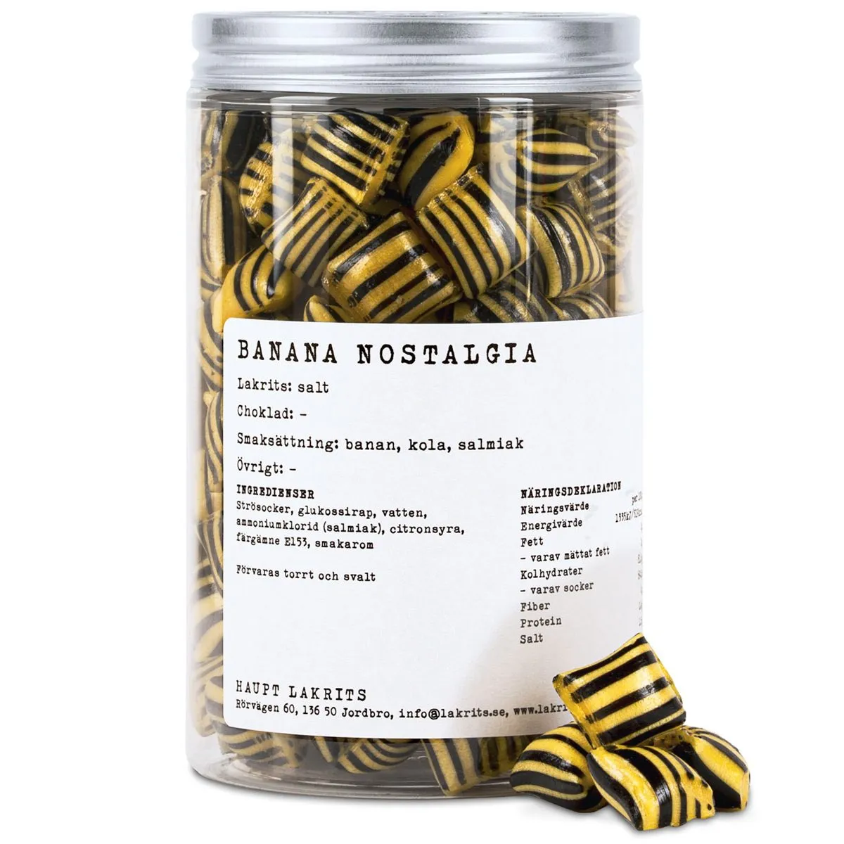 7350077861732HAU-1 Haupt Lakrits Banana Nostalgica (250g)