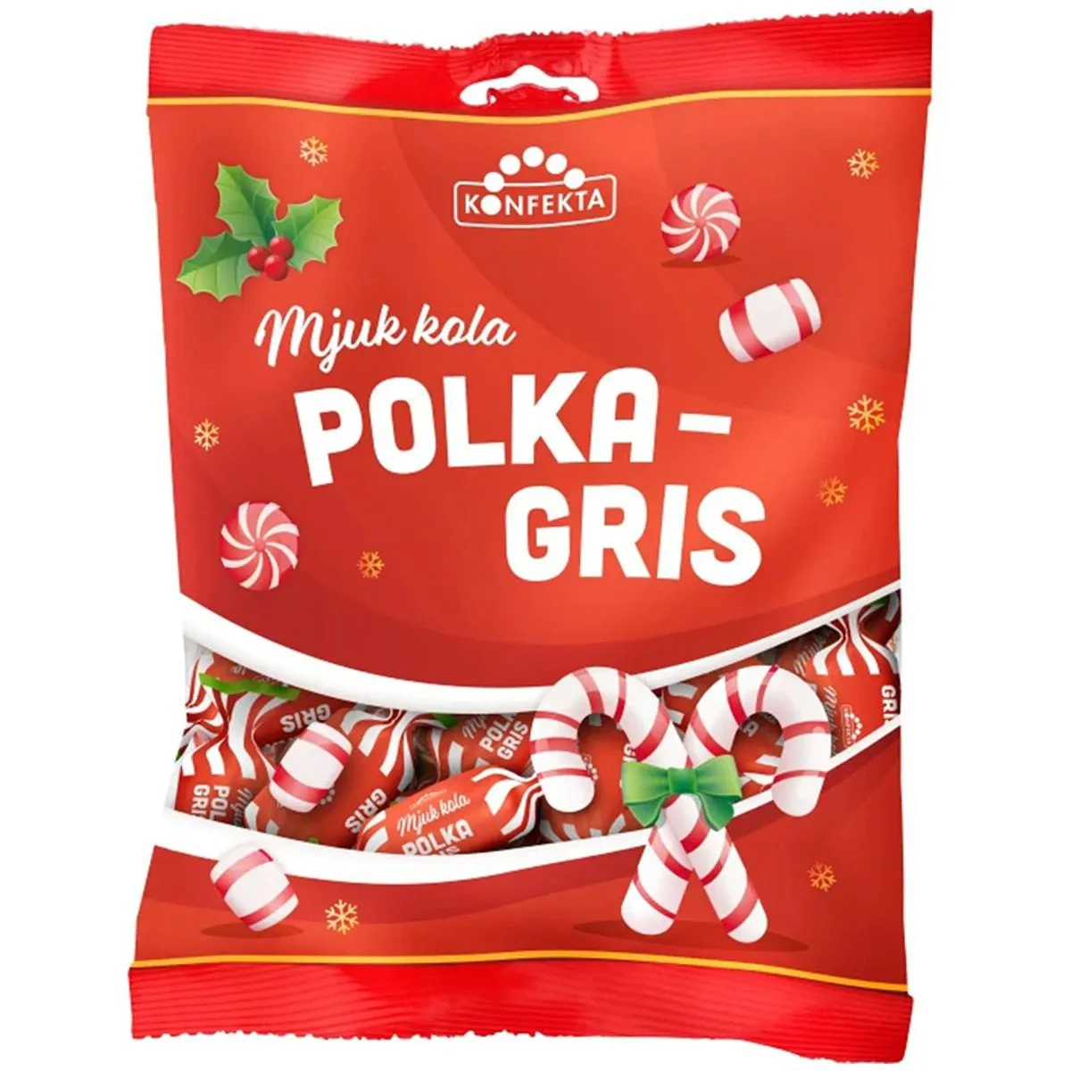 7392257002542-1 KONFEKTA - Polkakola Godis (200g)