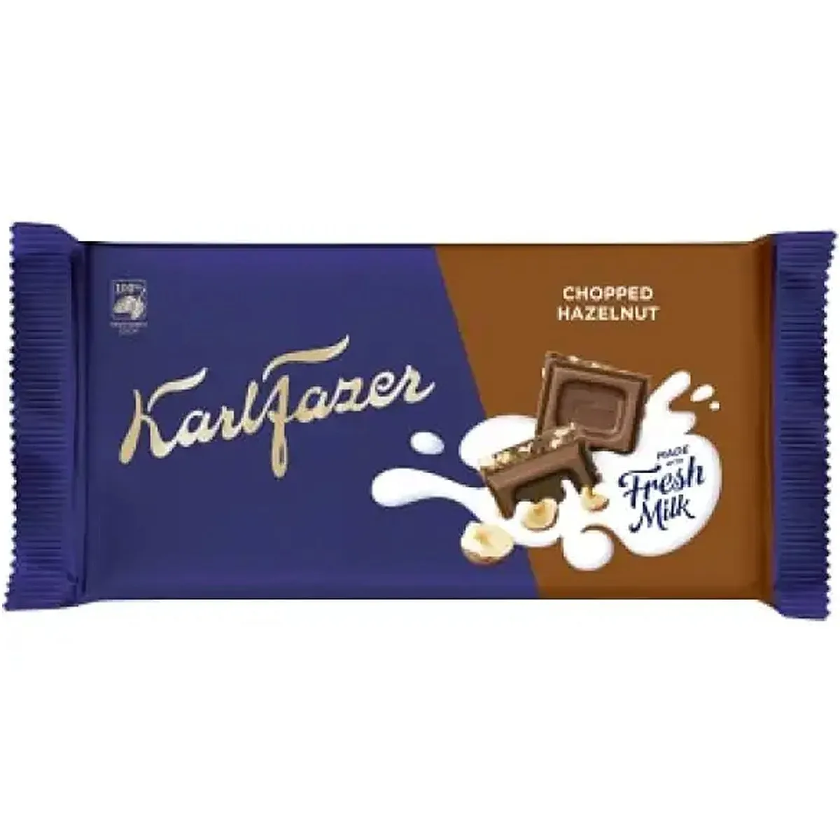 6416453015425FAZ-1 Fazer Chopped Hazelnuts in milk chocolate (145g)