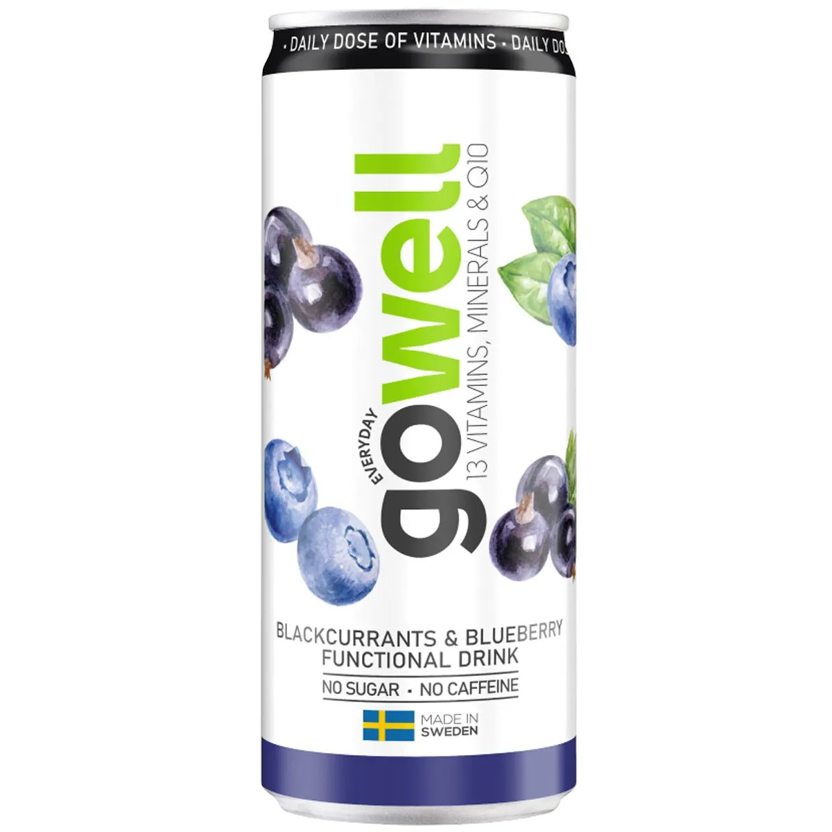 7350139071239-1 gowell - Drink - Blackcurrants & Blueberry Vitamin Drink (330ml)