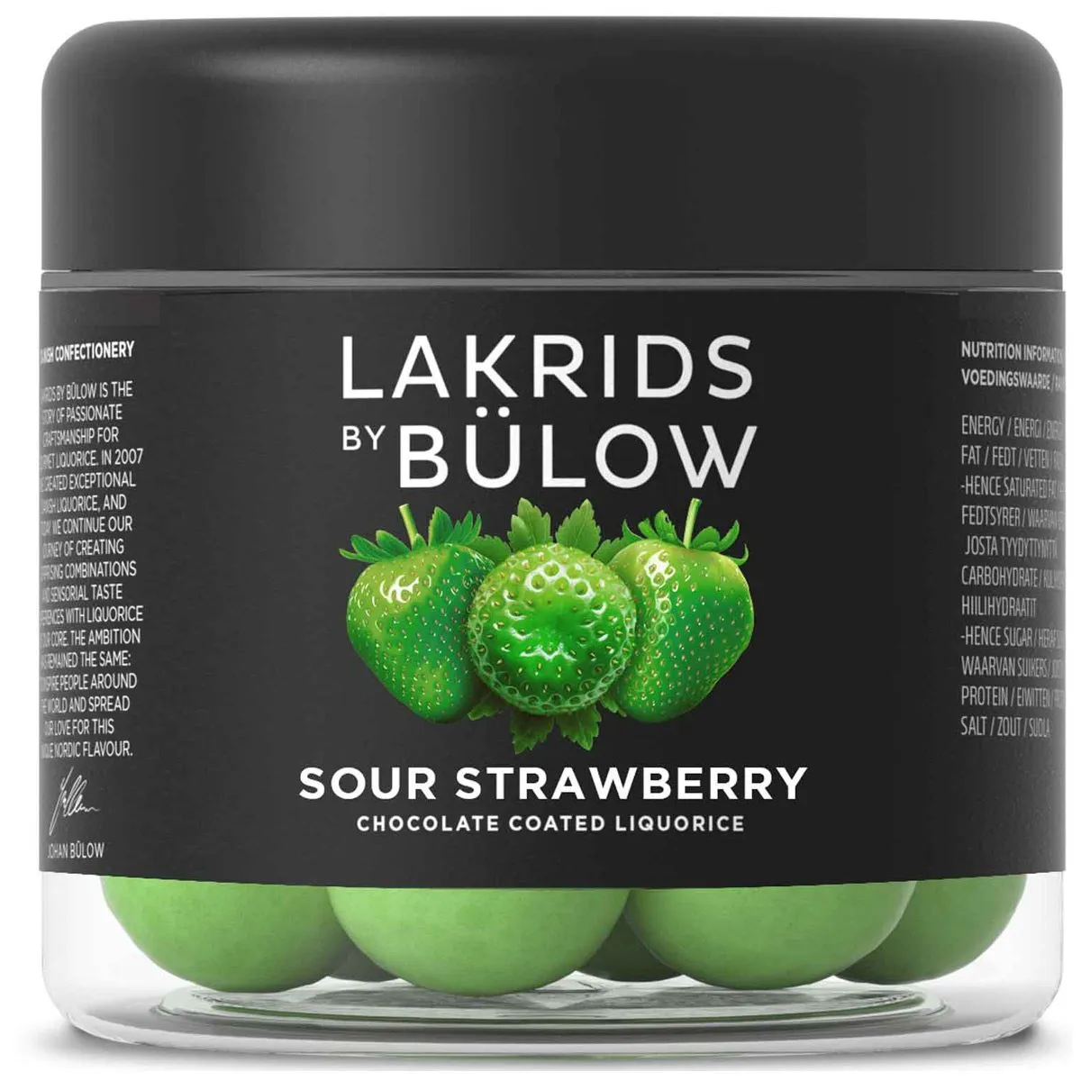 5710858011084LAK-1 Lakrids by Bülow Sour Strawberry (125g)