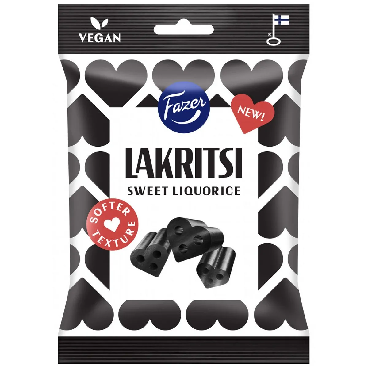 6416453061750FAZ-1 Fazer Lakritsi Sweet Liquorice (150g)