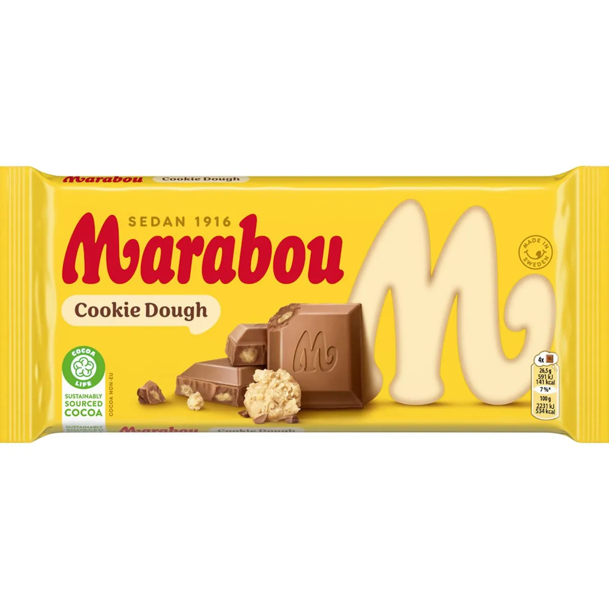 7622202025730MAR-1 Marabou Cookie Dough (185g)