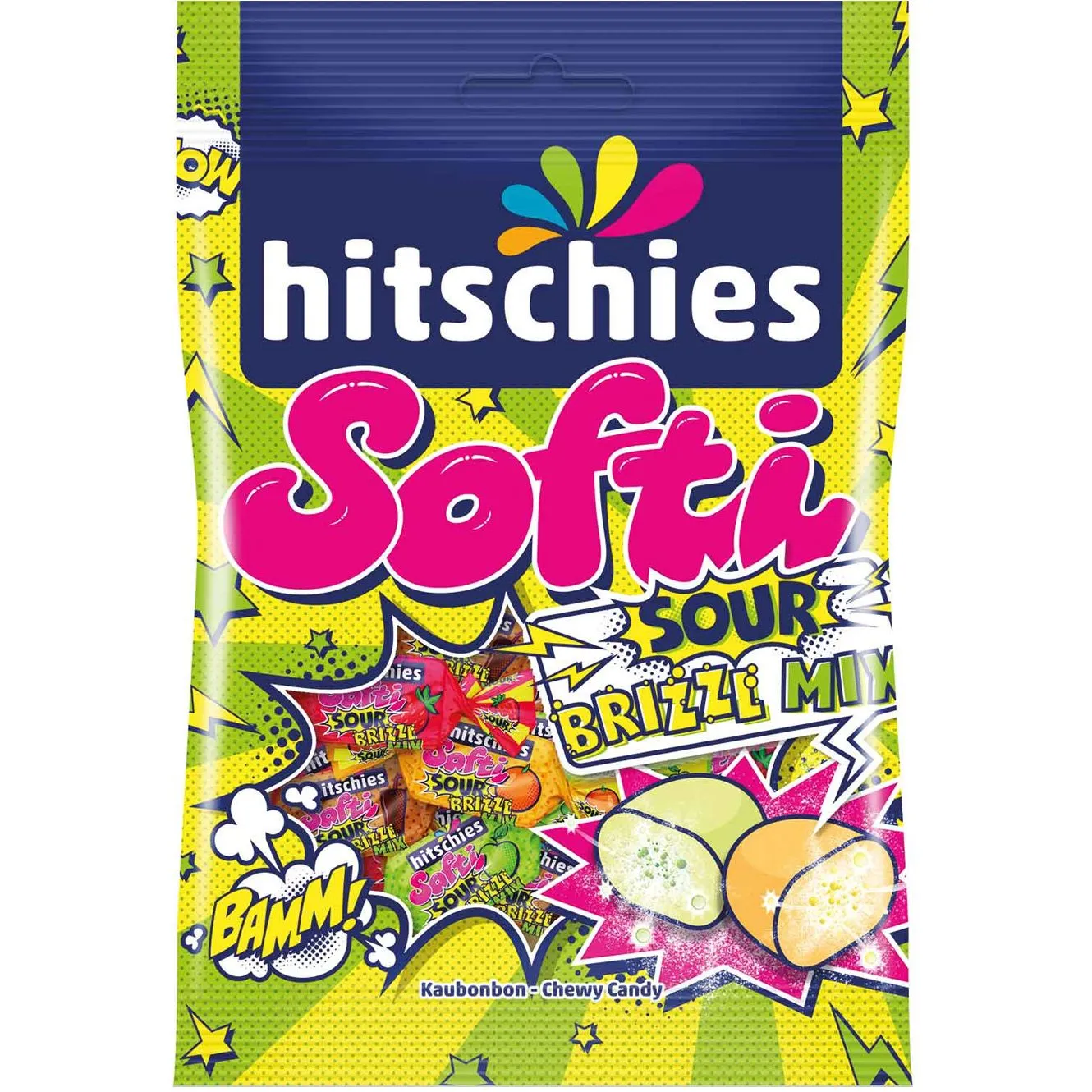 4003840003893HIT-1 Hitschies Softi Sour Brizzl Mix (90g)
