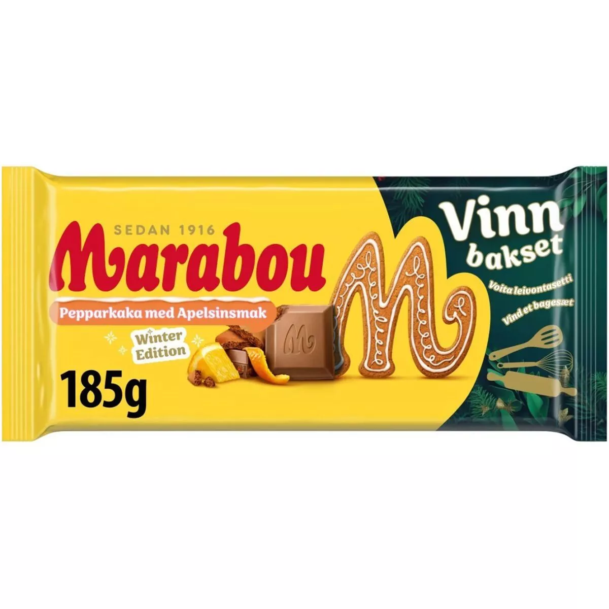 Marabou Pepparkaka med Apelsin (185g) 1