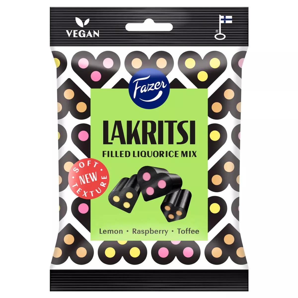 Fazer Lakritsi Filled Liquorice Mix (140g) 1