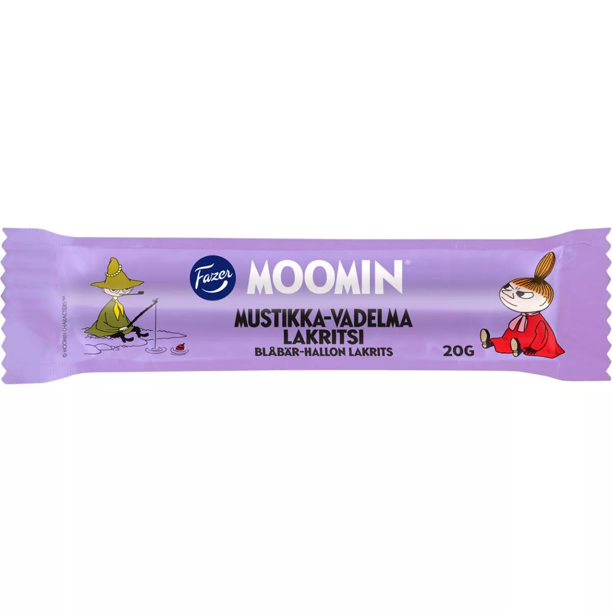 Fazer Moomin Blueberry-Raspberry Liquorice (20g) 1