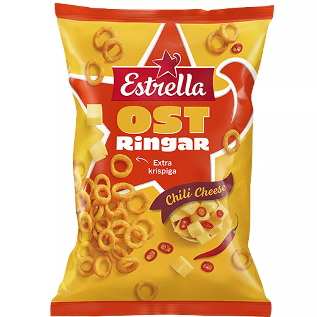 Estrella Ost Ringar Chili Cheese (200g) 1