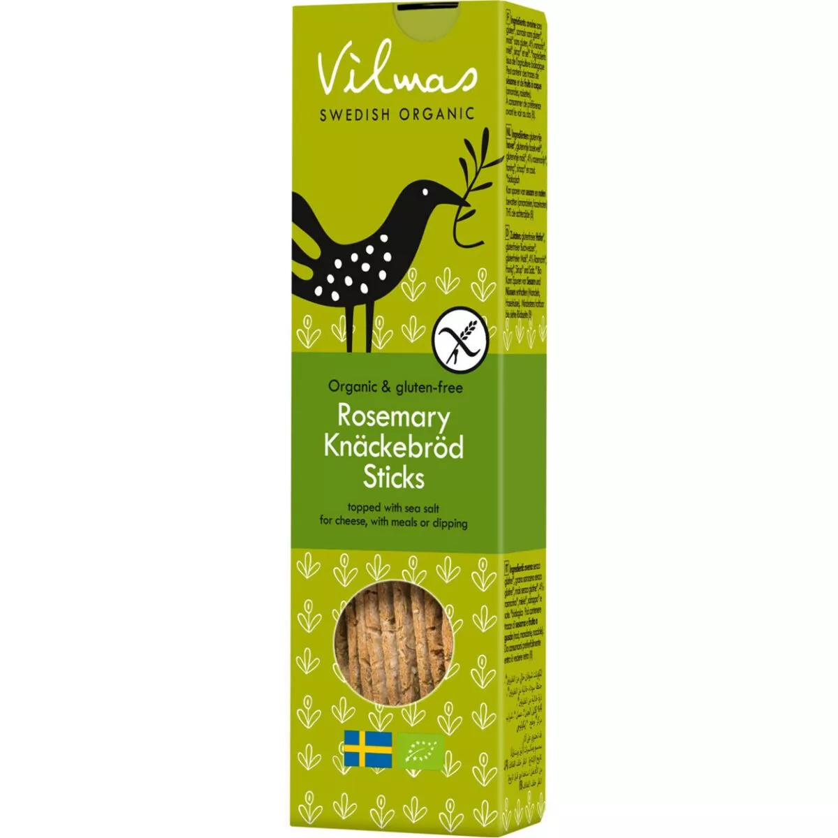 Vilmas Rosemary Crispbread Sticks (120g) 1