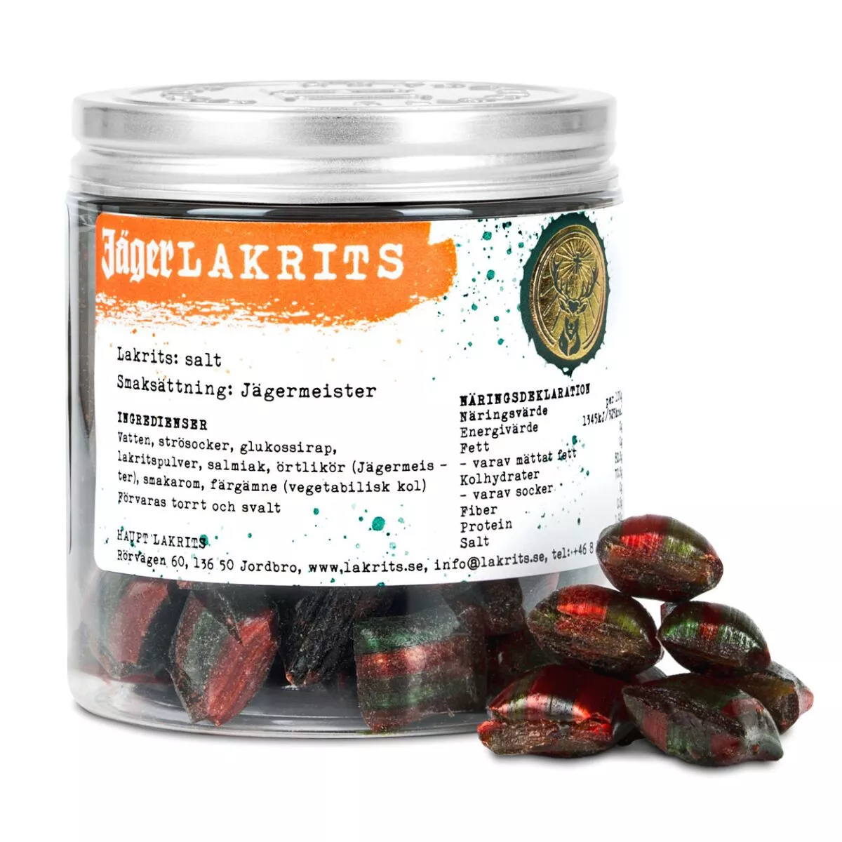 Haupt Lakrits Jägerlakrits - JÄGERMEISTER (150g) 1