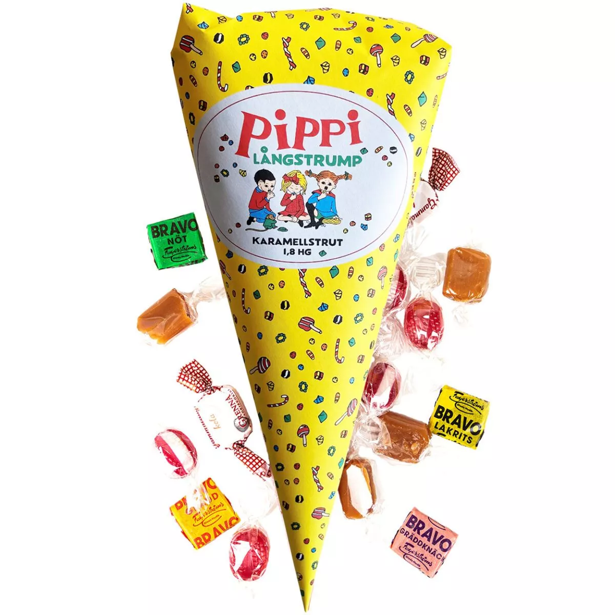 Pippi Långstrumps Karamellstrut (180g) 1