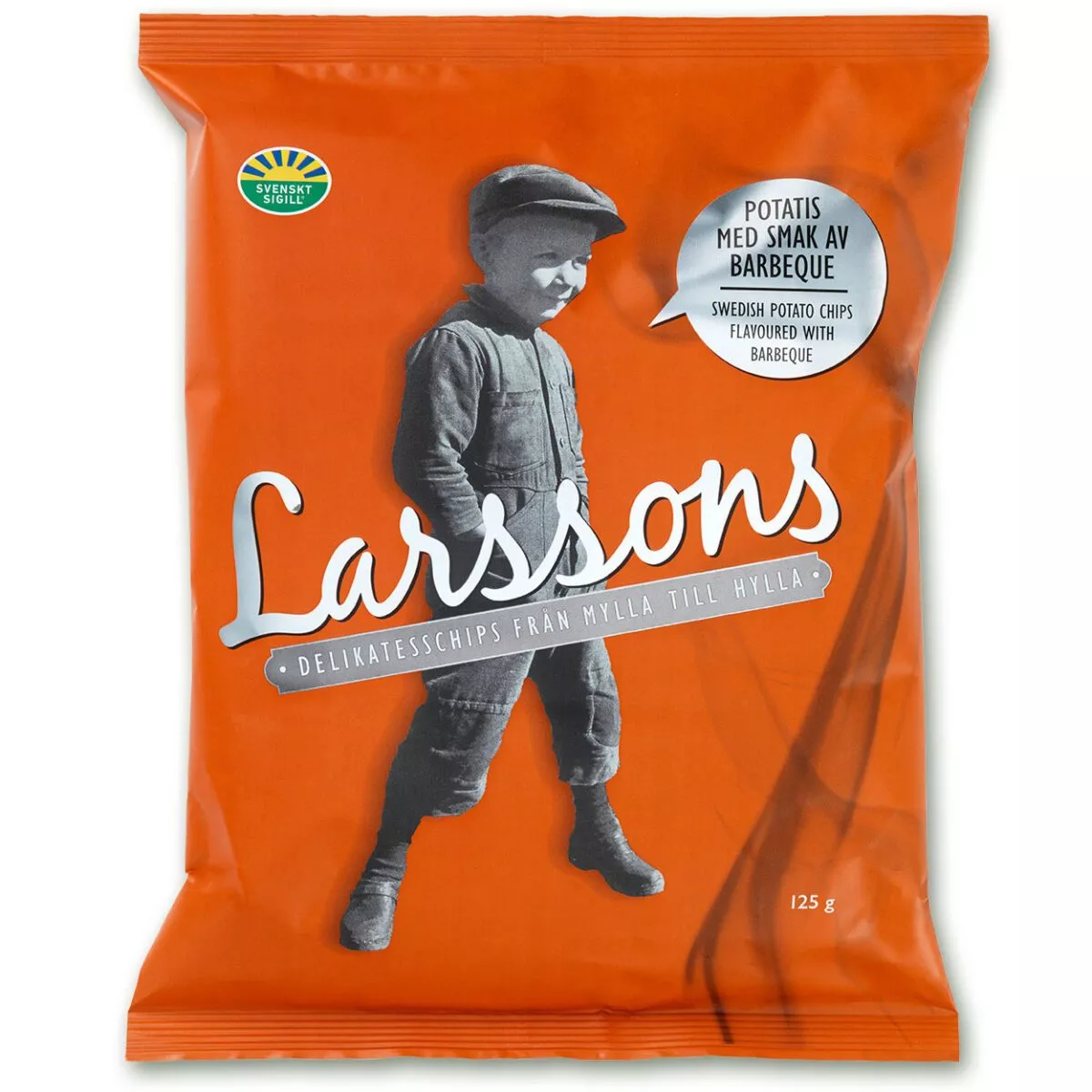 Larssons Kartoffelchips Barbeque (125g) 1