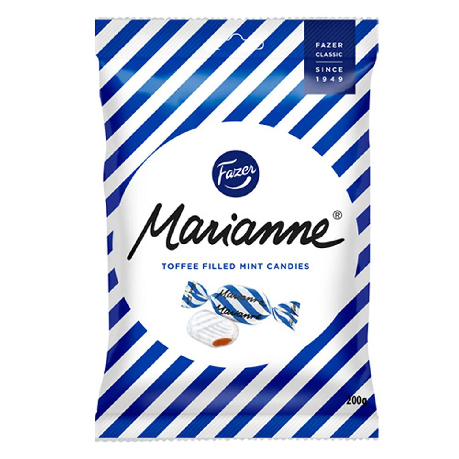 6416453041462FAZ-1 Fazer Marianne Toffee Candy Bag (200g)