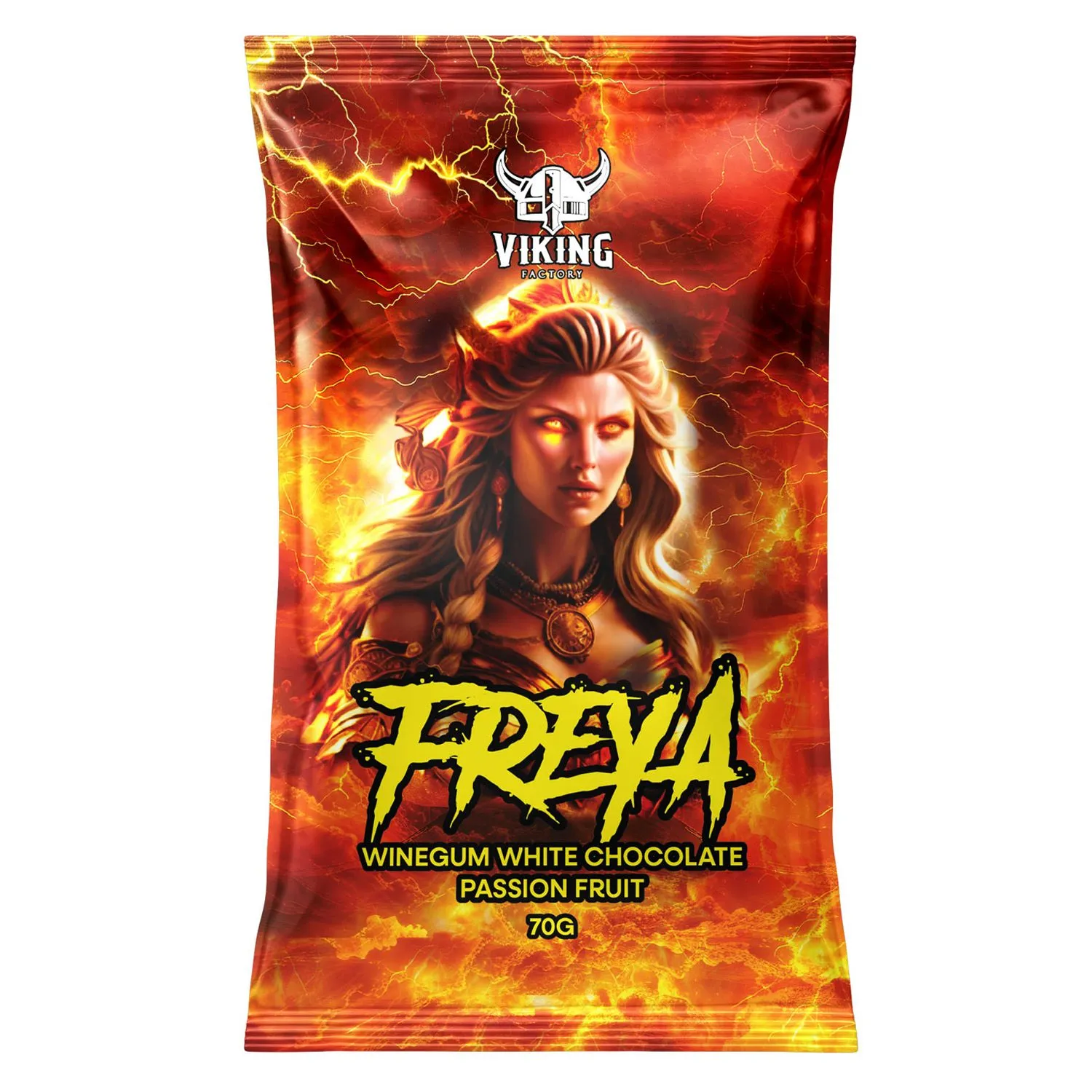 7350158790227VIK-1 Viking FREYA Winegum White Chocolate Passionfruit (70g)