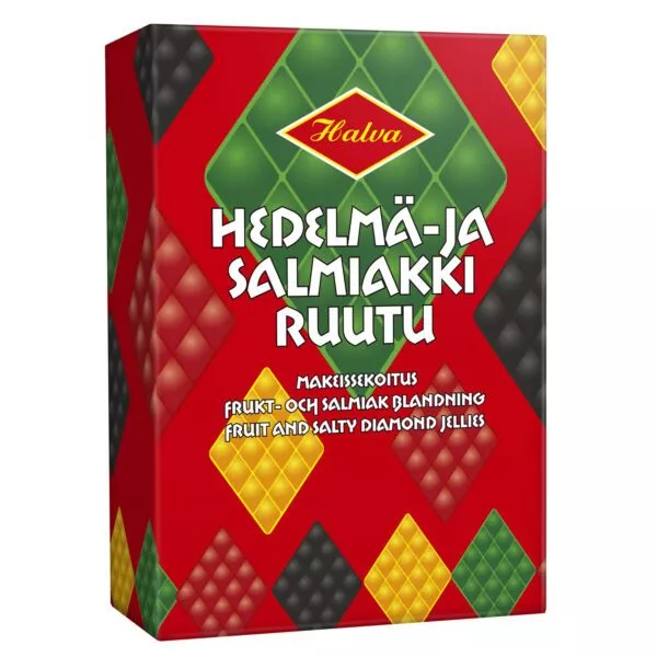 Halva Hedelmä-Salmiakki Ruutu (240g)