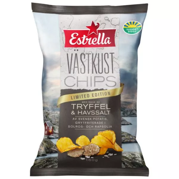 Estrella Västkust Tryffel & Havssalt (160g)