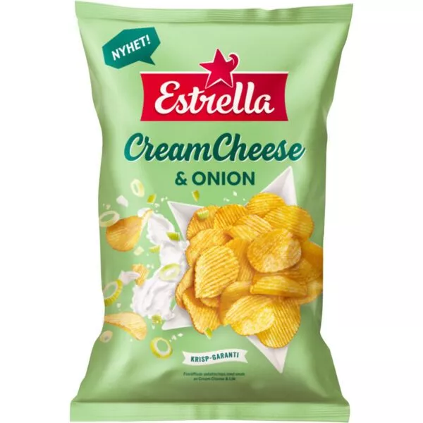 Estrella Cream Cheese & Onion Chips (175g)