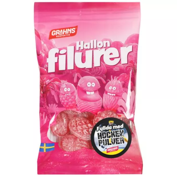 Grahns Hallonfilurer (70g)