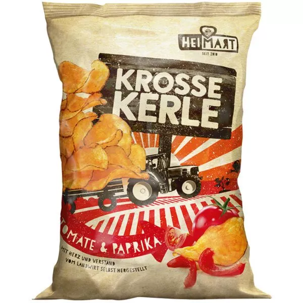 HeiMart Krosse Kerle Tomate & Paprika (115g)