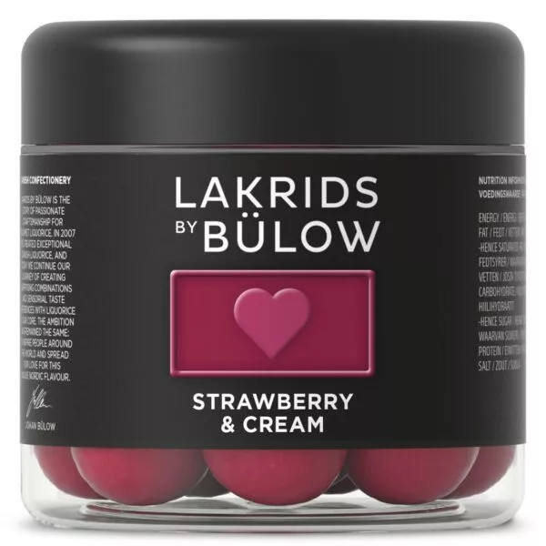 Lakrids by Bülow - STRAWBERRY & CREAM - ERDBEER & SAHNE (125g)