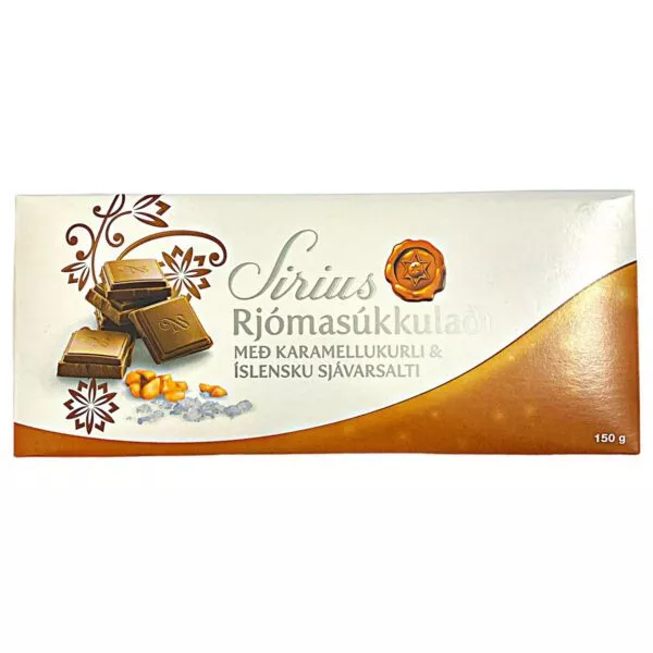 Sirius Rjomasukkuladi Schokolade Karamell-Meersalz (150g)