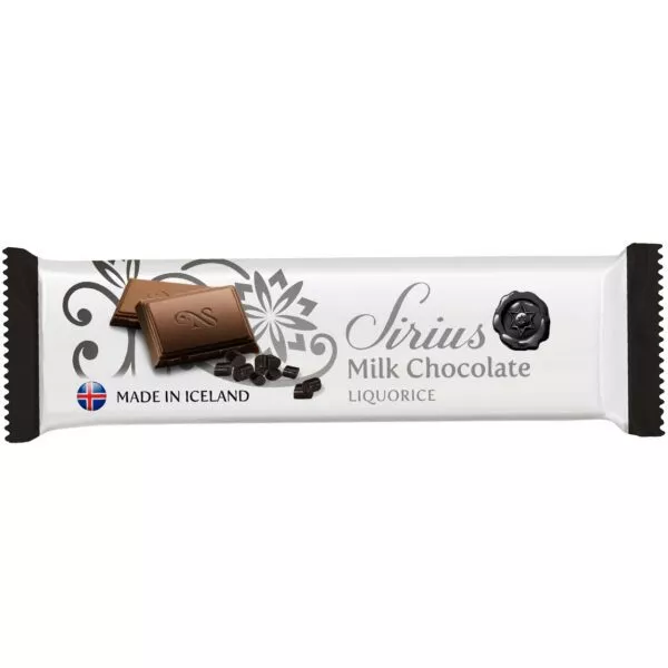 Noi Sirius Schokoriegel mit Lakritzstücken (25g)