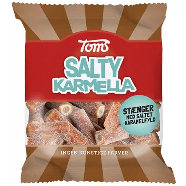 TOMS - Salty Karmella - Lakritzstangen mit salzigem Karamellgeschmack (80g)