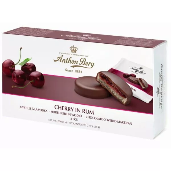 Anthon Berg Cherry in Rum Marzipan (220g)
