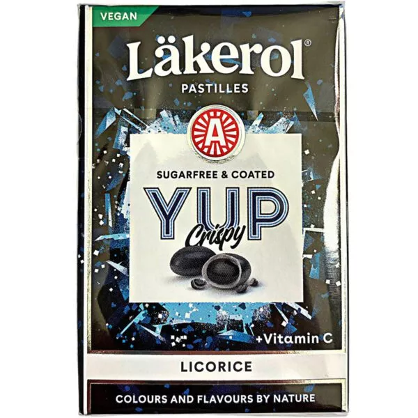 Läkerol Yup Crispy Liqourice (40g)